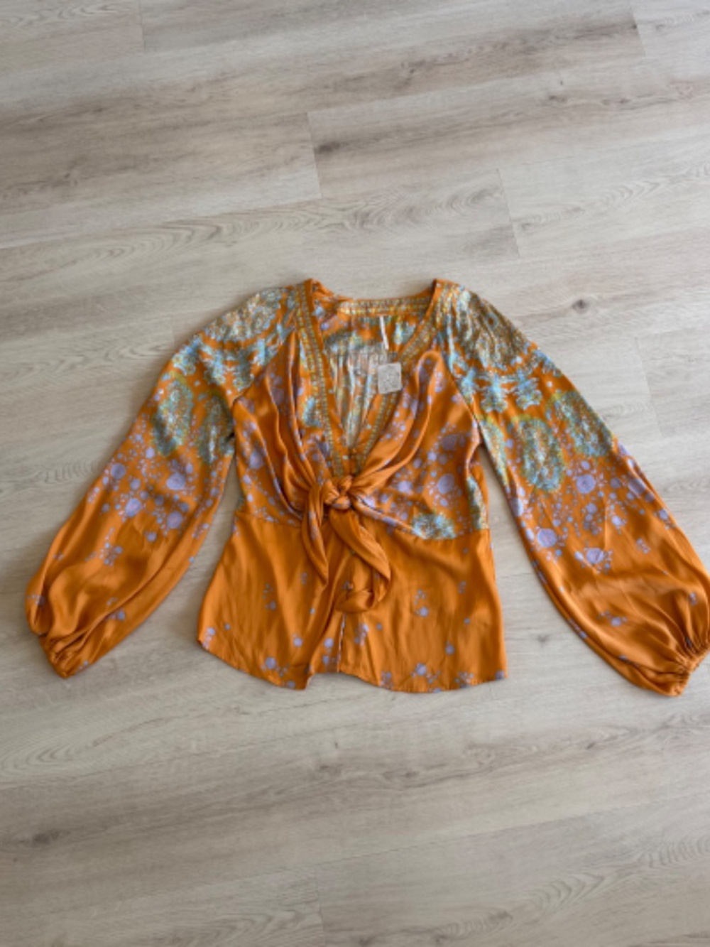 NWT Free People Run Free Blouse XL